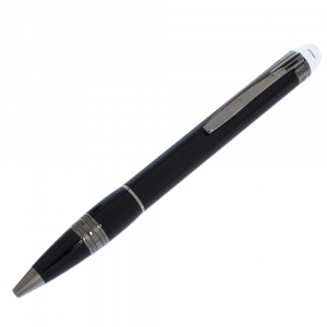 Pre Owned Montblanc StarWalker Midnight Black Resin Ruthenium Coated Ballpoint Pen