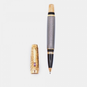 Pre Owned Montblanc Boheme Gold Plated Lilac Piroutte Rollerball Pen