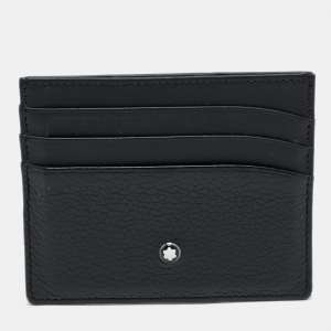 Montblanc Black Leather Meisterstuck Card Holder