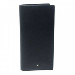 Montblanc Grey Leather Sartorial 6CC Long Wallet