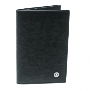 Montblanc Black Leather Westside Business Card Holder
