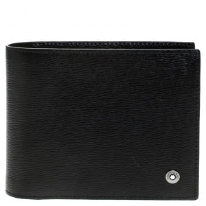Montblanc Black Leather Westside Bifold Wallet