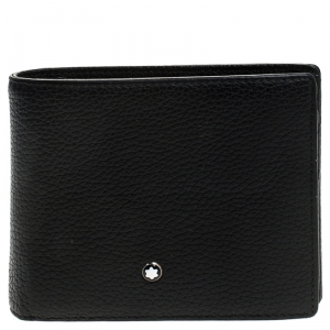 Montblanc Black Leather Meisterstuck Bifold Wallet