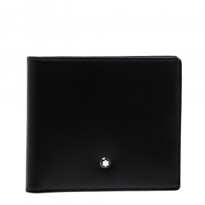 Montblanc Black Leather Meisterstuck Bifold Wallet