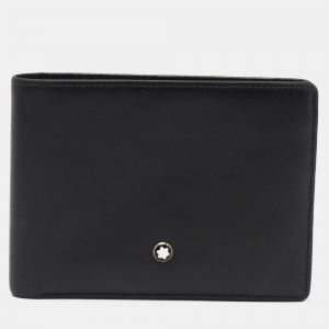Montblanc Black Leather Meisterstück Bifold Wallet