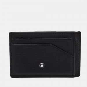 Montblanc Black Leather Meisterstuck Card Holder