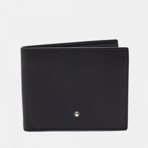 Montblanc Black Leather Meisterstuck Bifold Wallet