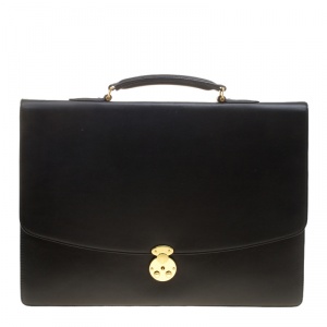 Montblanc Black Leather Briefcase