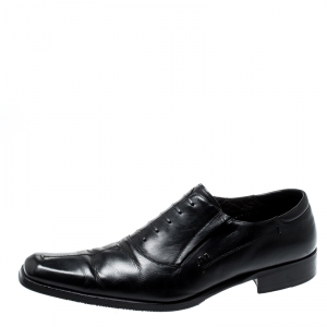 Moreschi Black Leather Oxford Size 42.5