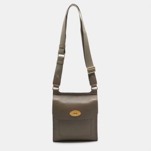 Mulberry Beige Leather Antony Messenger Bag