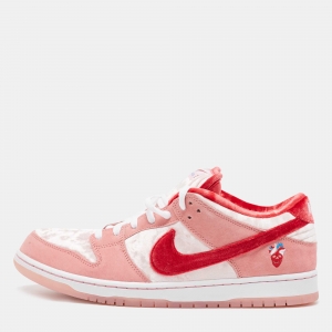 Nike SB Dunk Pink Velvet Strangelove Low Top Sneakers Size 47.5