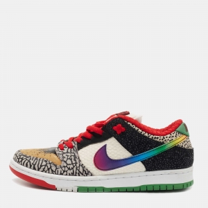 Nike SB Dunk Multicolor Leather  Low Top What The Paul Sneakers Size 42