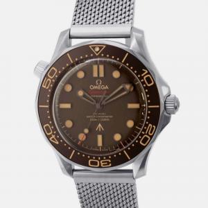 Omega Brown Titanium Seamaster Automatic Men's Wristwatch 42 mm