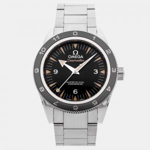 Pre Owned Omega Seamaster 300 Spectre Limited Edition Black Stainless Steel Automatic Men's Watches 41mm