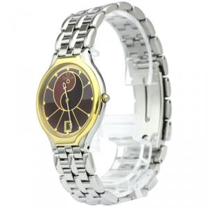 Omega Two Tone 18K Yellow Gold and Stainless Steel De Ville Men's Wristwatch 32MM