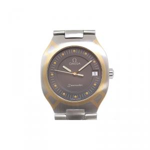 Omega Grey Stainless Steel Seamaster Polaris Men's Wristwatch 32MM