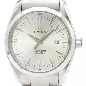 Omega Silver Stainless Steel Seamaster Aqua Terra 2518.30 Men's Wristwatch 36MM
