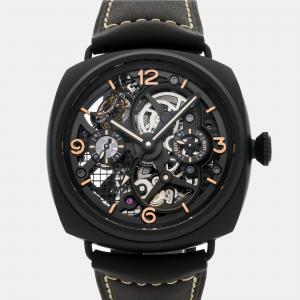 Pre-Owned Panerai Lo Scienziato Radiomir Tourbillon GMT PAM 350 48 mm