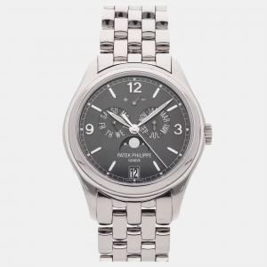 Pre-Owned Patek Philippe Complications Annual Calendar Moonphases 5146/1G-010 Automatic Men's Watch 39 mm