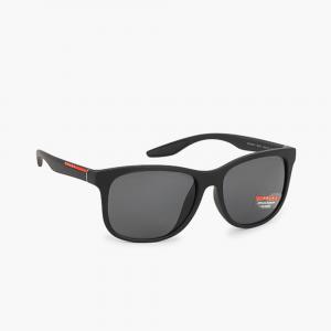 Prada Black Linea Rossa Wayfarer Sunglasses