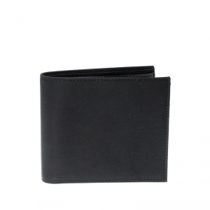 Prada Black Nylon Portafoglio Bifold Wallet