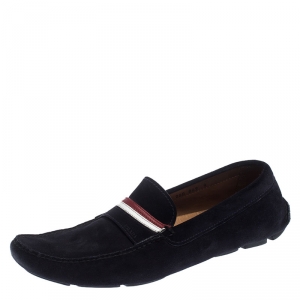 Prada Blue Suede Loafers Size 43