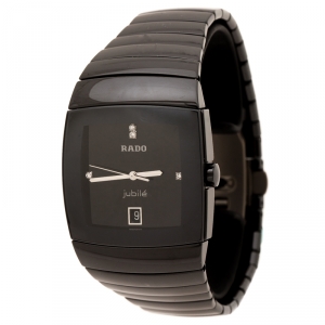 Rado Black Ceramic Titanium Sintra 156.0723.3 Men's Wristwatch 35 mm