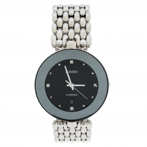 Rado Black Stainless Steel Florence 01.129.3742.4.015 Men's Wristwatch 32 mm