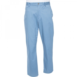 Polo Ralph Lauren Blue Stretch Cotton Straight Fit Chinos XL