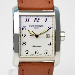 Raymond Weil White Stainless Steel Don Giovanni Unisex Wristwatch 30MM