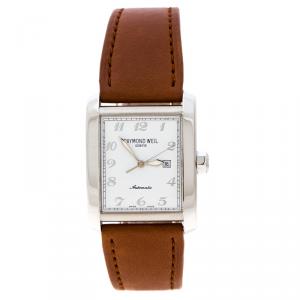 Raymond Weil White Stainless Steel Don Giovanni Unisex Wristwatch 30MM