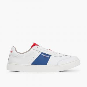 Roberto Cavalli White Spacestar Leather Sneakers Size EU 41