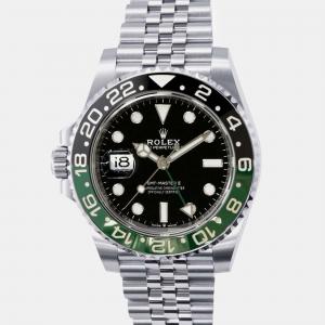 Rolex Black Stainless Steel GMT-Master II 126720VTNR Automatic Men's Wristwatch 40 mm