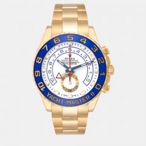 Rolex Yachtmaster II Regatta Chronograph Yellow Gold Watch 44 mm