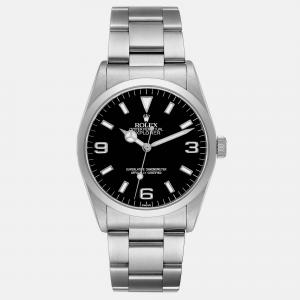 Rolex Explorer I Black Dial Steel Men's Watch 36 mm