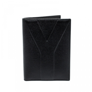 Saint Laurent Paris Black Leather Bifold Wallet