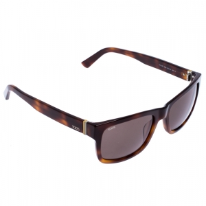 Tod's Brown Tortoise Shell Gradient TO 163 Square Sunglasses