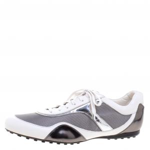 Tod's Tricolor Leather And Mesh Sneakers Size 45
