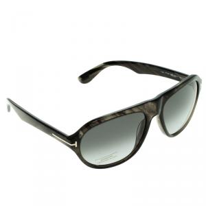 Pre Owned Tom Ford Black TF397 Ivan Oval Sunglasses