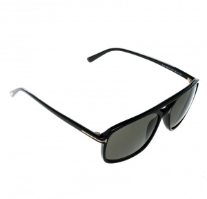 Pre Owned Tom Ford Black TF332 Terry Square Sunglasses 