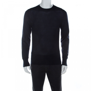 Tom Ford Navy Blue Cashmere Knit Sweater M 