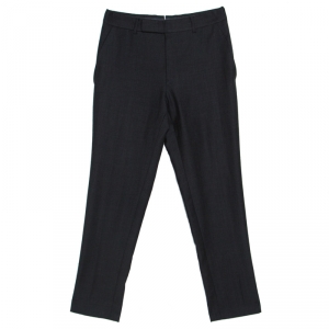 Tom Ford Charcoal Grey Wool Slim Fit Trousers S