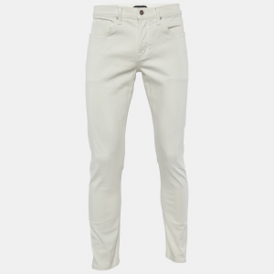 Pre Owned Tom Ford Beige Cotton Slim Fit Trousers M
