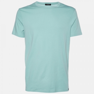 Tom Ford Green Stretch Cotton Round Neck T-Shirt XXL