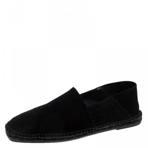 Tom Ford Black Suede Barnes Espadrilles Size 44