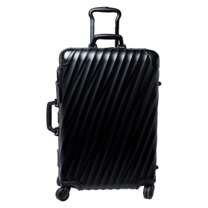 TUMI Silver Aluminum 4 Wheel Short Trip Packing Case 19 Degrees Luggage 65