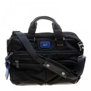 TUMI Black Nylon Alpha Bravo Laptop Bag