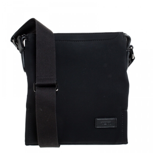 Tumi Black Nylon Messenger Bag