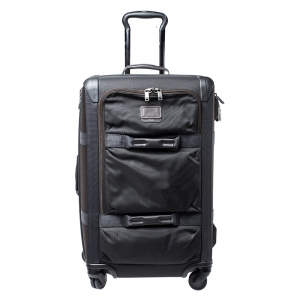 TUMI Black/Brown Nylon 4 Wheel Henderson Short Trip Expandable Luggage