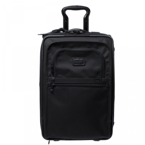 TUMI Black Nylon 2 Wheel Continental Carry On Luggage